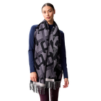Horseware - Monogram sjaal charcoal | - Ohlala