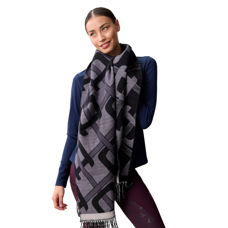 Horseware - Monogram sjaal charcoal | - Ohlala