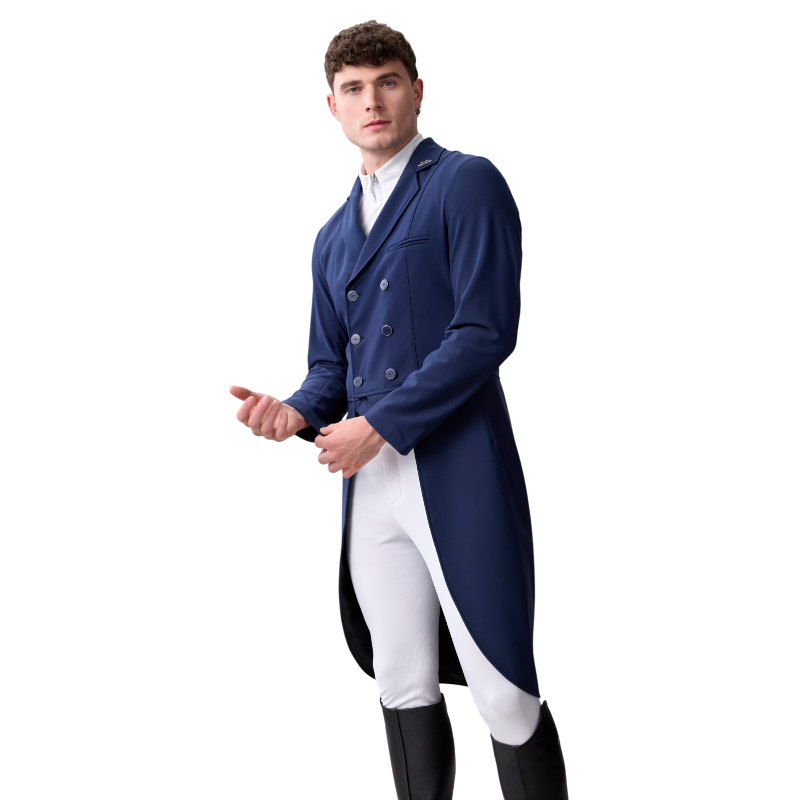 Horseware - Frac de dressage homme Platinum MotionLite marine | - Ohlala