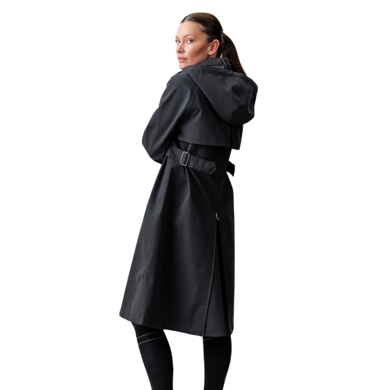 Horseware - Manteau femme Isabella Riding Trench core noir | - Ohlala