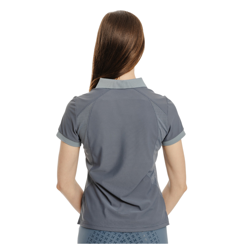 Horseware - Dames polo korte mouwen Tech indigo orchid | - Ohlala