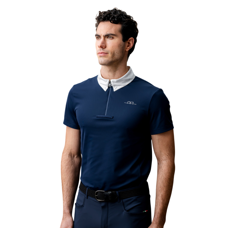 Horseware - Polo de concours homme Gabrio marine | - Ohlala