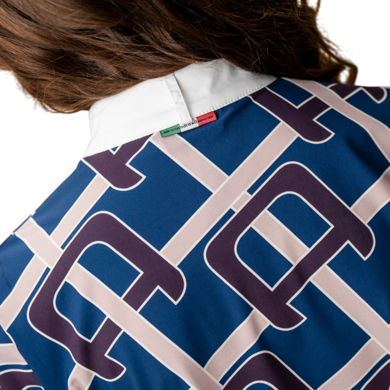 Horseware - Korte mouw wedstrijdpolo kinderen Lisi primatova/monogram print | - Ohlala