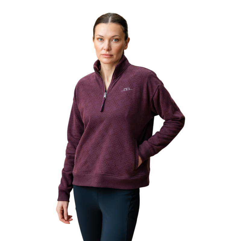 Horseware - Dames longsleeve sweater Gabriella Half Zip primatova | - Ohlala