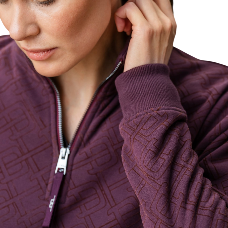 Horseware - Dames longsleeve sweater Gabriella Half Zip primatova | - Ohlala