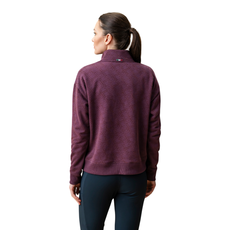 Horseware - Dames longsleeve sweater Gabriella Half Zip primatova | - Ohlala