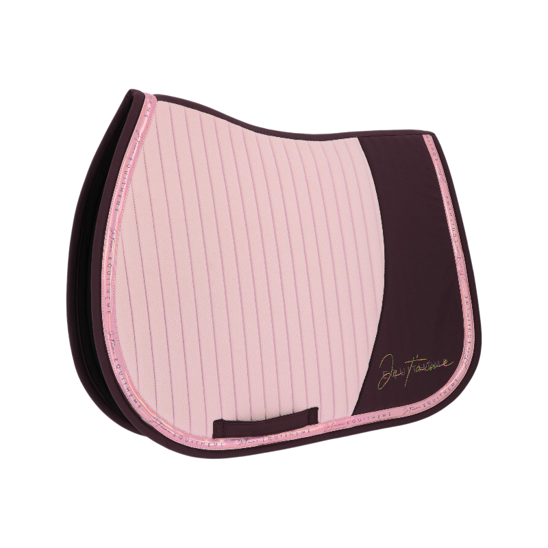Equithème - Tapis de selle EK-Talent mauve | - Ohlala