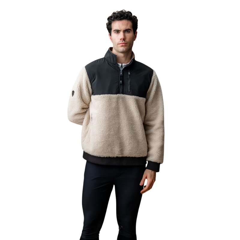Horseware - Veste polaire à col zippé homme Lorenzo sand | - Ohlala