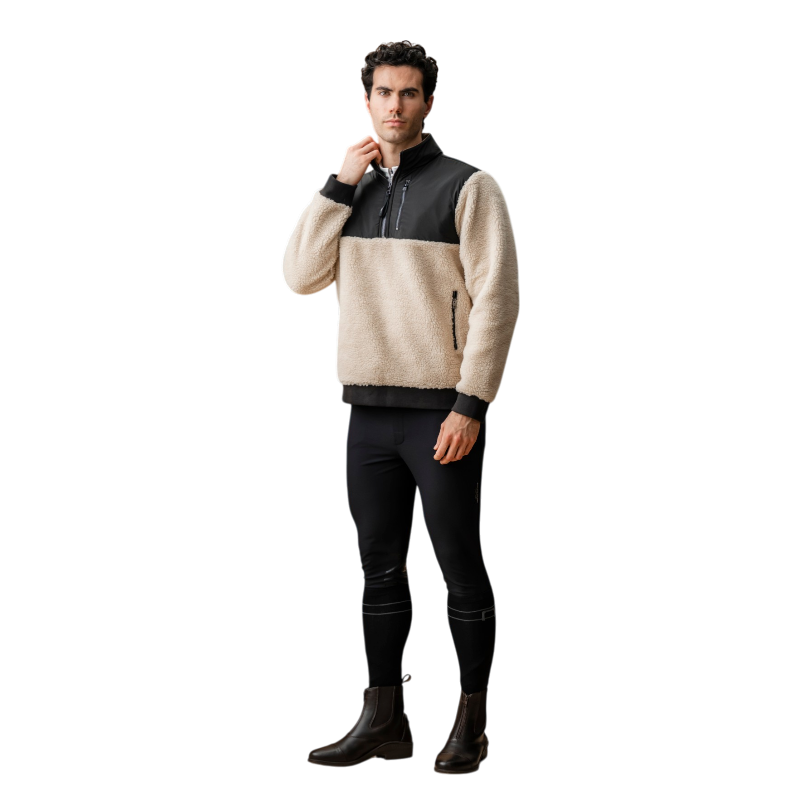 Horseware - Veste polaire à col zippé homme Lorenzo sand | - Ohlala