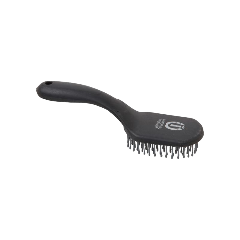 Imperial Riding - Brosse à crins Boomerang noir | - Ohlala