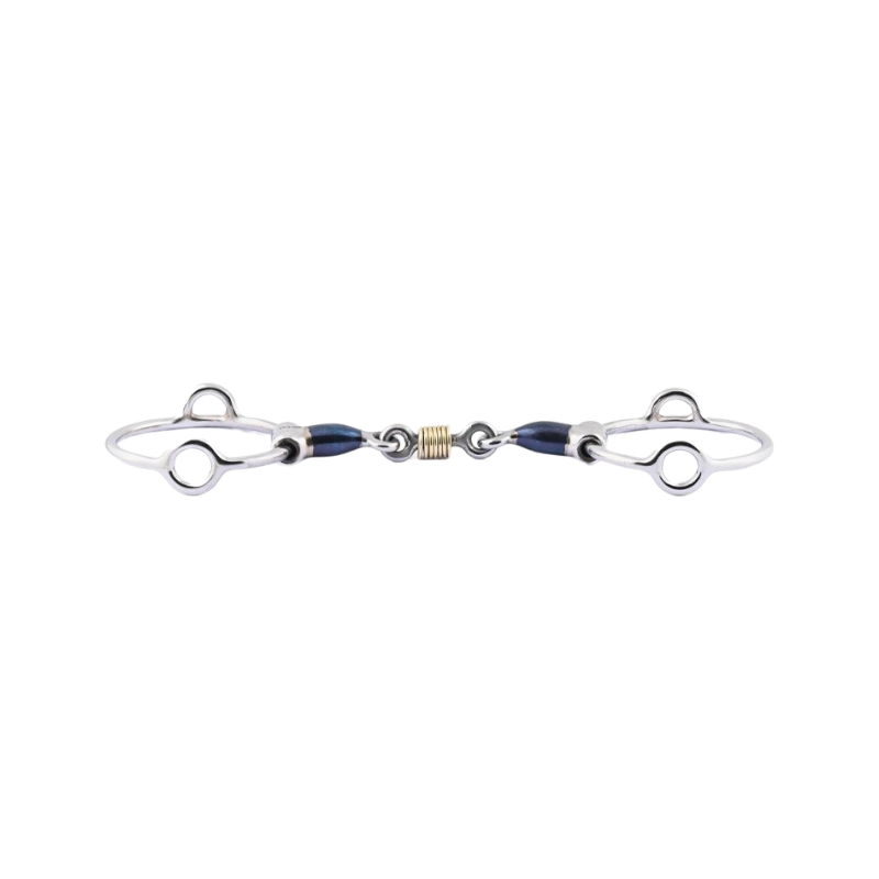 Jump'In - Mors Blue Steel Releveur anneaux cuivre double brisure