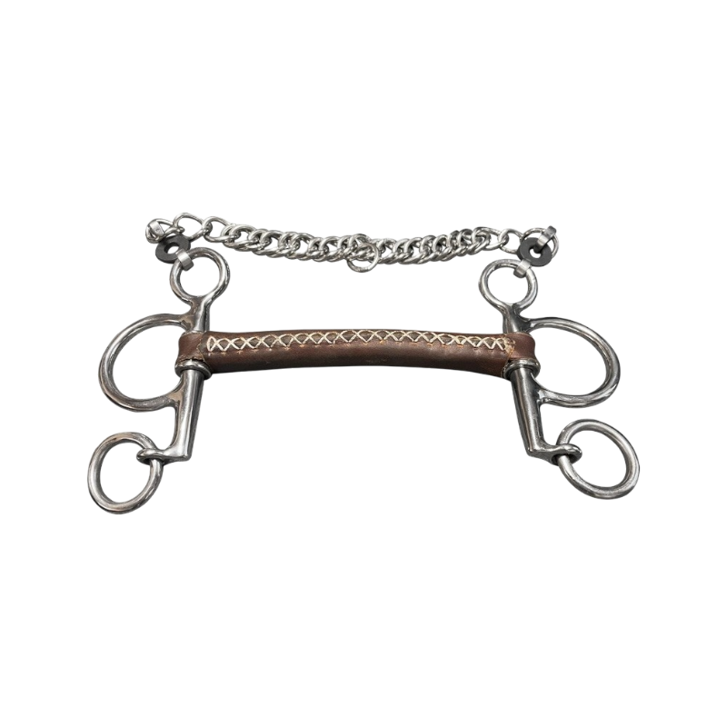 Jump'In - Mors en cuir rond Pelham droit petites branches | - Ohlala