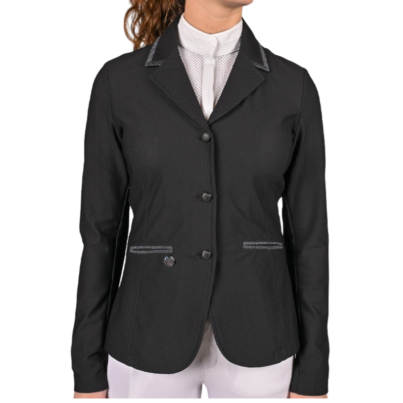 Veste De Compétition Femme Horseware - Noire - Taille 4 - Occasion