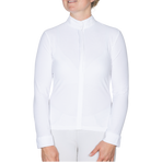 Jump'In - Chemise manches longues de concours femme Carla blanc | - Ohlala