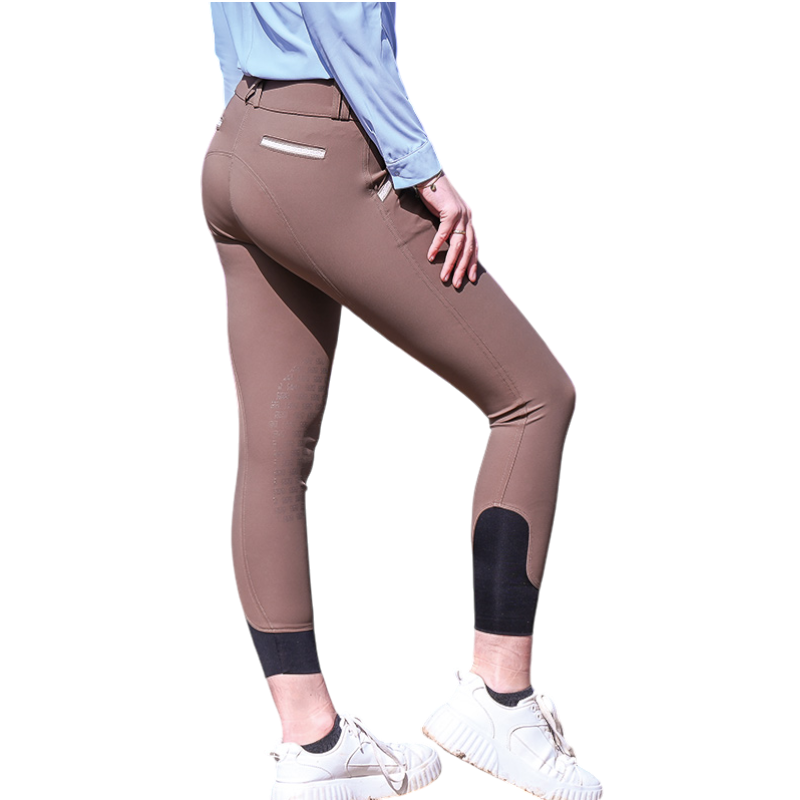 Jump'In - Pantalon d'équitation femme Sofia grège