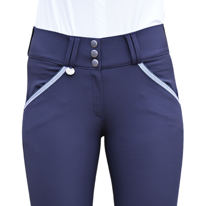 Jump'In - Pantalon d'équitation femme Sofia marine | - Ohlala