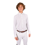 Jump'In - Heren wedstrijdoverhemd lange mouwen Félix wit | - Ohlala