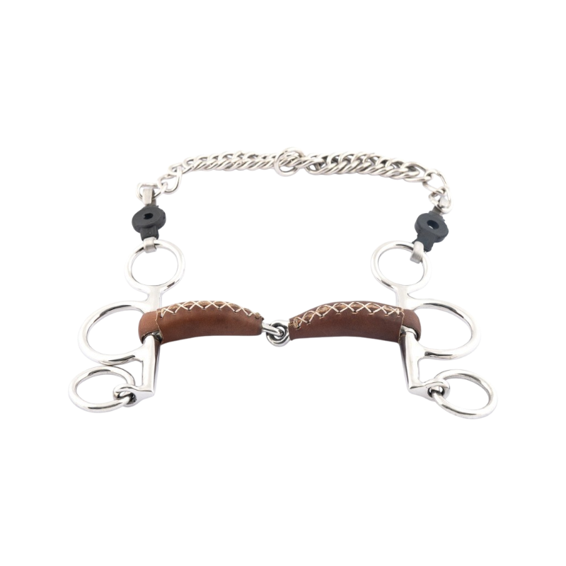 Jump'In - Mors Pelham petites branches simple brisure gainé cuir | - Ohlala