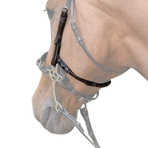Jump'In - Zijstukken en riem voor hackamore collectie Week havane | - Ohlala