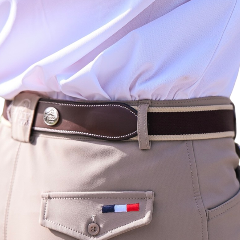 Jump'In - Ceinture élastique mixte havane
