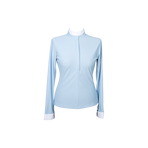 Jump'In - Chemise manches longues de concours femme Carla bleu ciel | - Ohlala