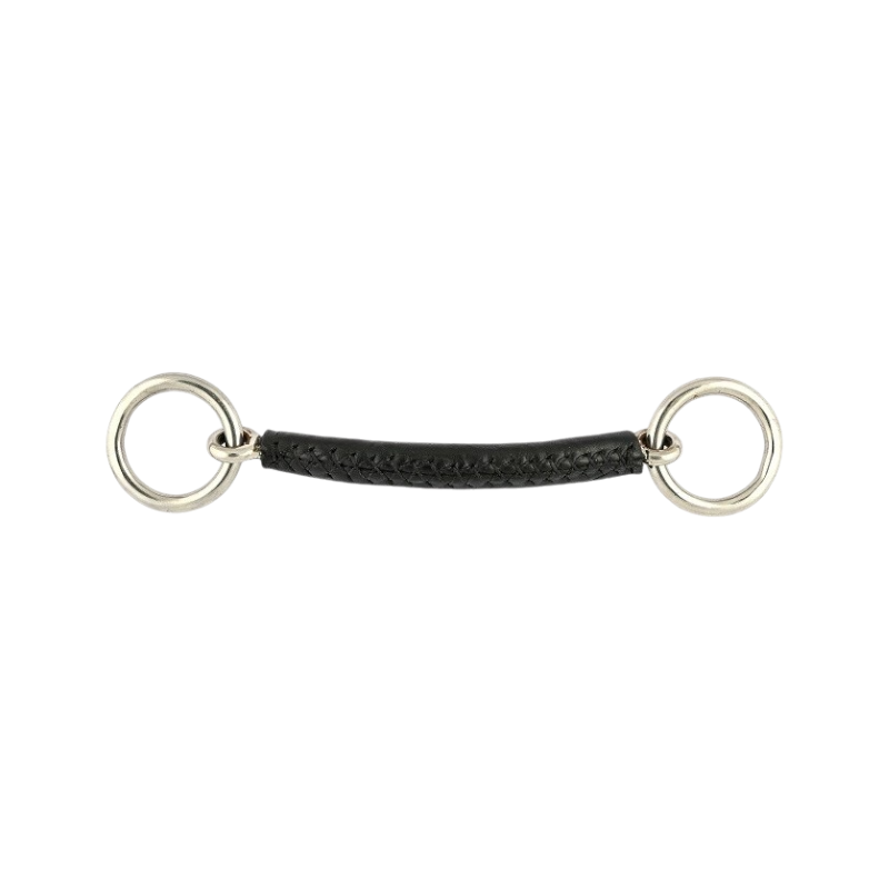 Jump'In - Mors de filet de bride très fin recouvert de cuir | - Ohlala