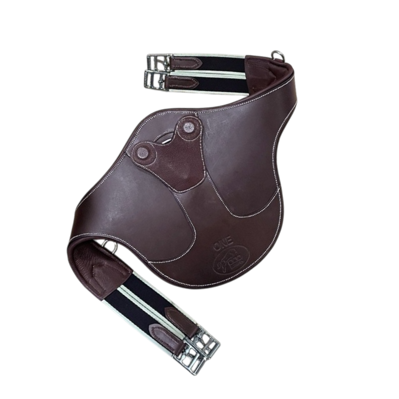 Jump'In - Sangle bavette élastique Safety noisette