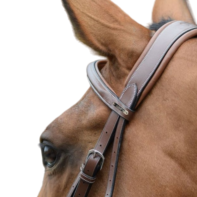 Jump'In - Bridon One London avec rênes Noisette | - Ohlala