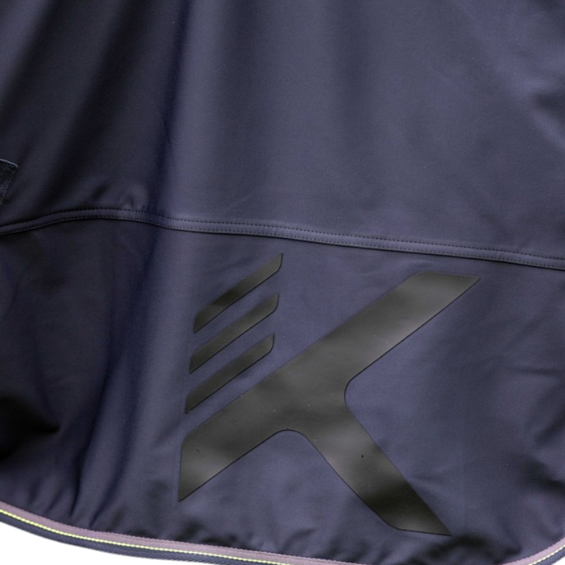 K By Equithème - Couverture d’extérieur K-EMBRUN marine 200g