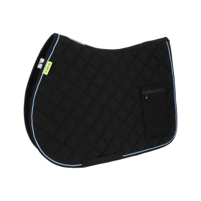 K By Equithème - Tapis de selle K-CESAR noir