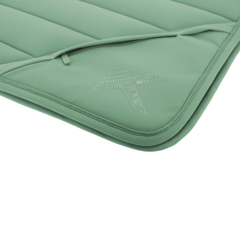 K By Equithème - Tapis de selle K-VEGA vert foncé