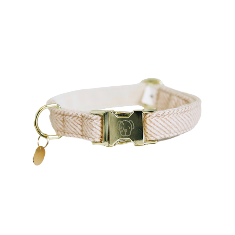 Kentucky Dogwear - Collier pour chiens laine beige | - Ohlala
