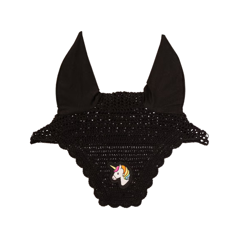 Kentucky Horsewear - Bonnet pour chevaux Wellington Wave licorne noir