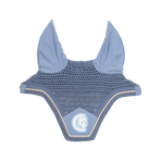 Kentucky Horsewear - Vliegenkap Wellington 3D Logo touw lichtblauw | - Ohlala