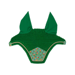Kentucky Horsewear - Bonnet pour chevaux Wellington Velvet pied-de-poule light green/ colourful