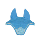 Kentucky Horsewear - Bonnet pour chevaux Wellington Velvet pied-de-poule marine/ colourful