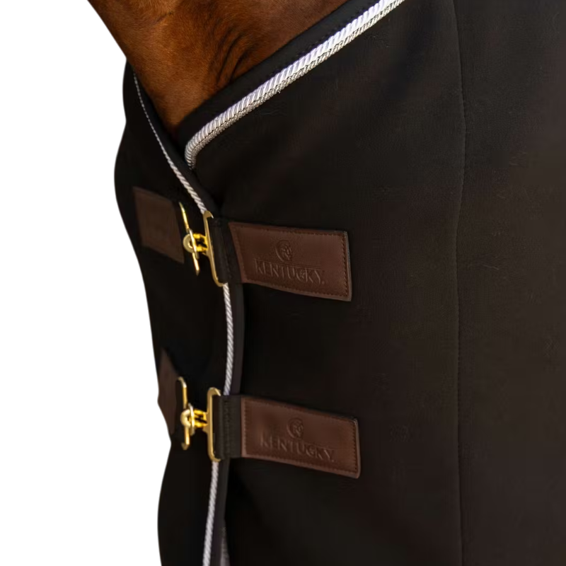 Kentucky Horsewear - Couverture de présentation polaire Fleece Rug noir