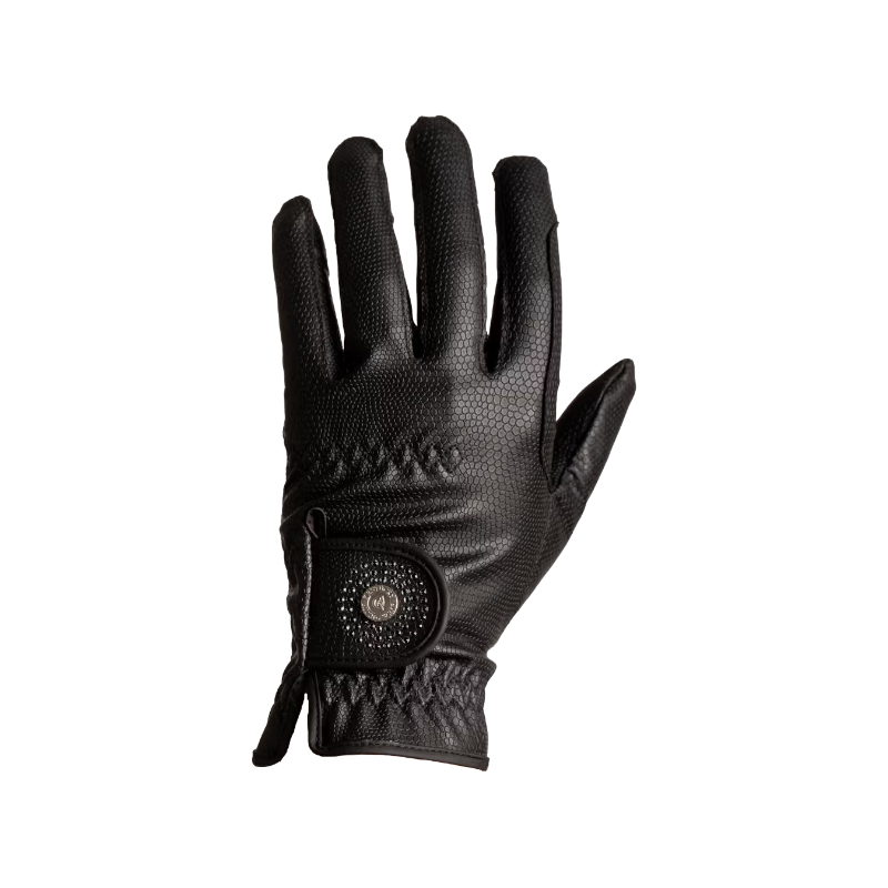 Kentucky Horsewear - Gants d'équitation Grip Glitter noir/ noir