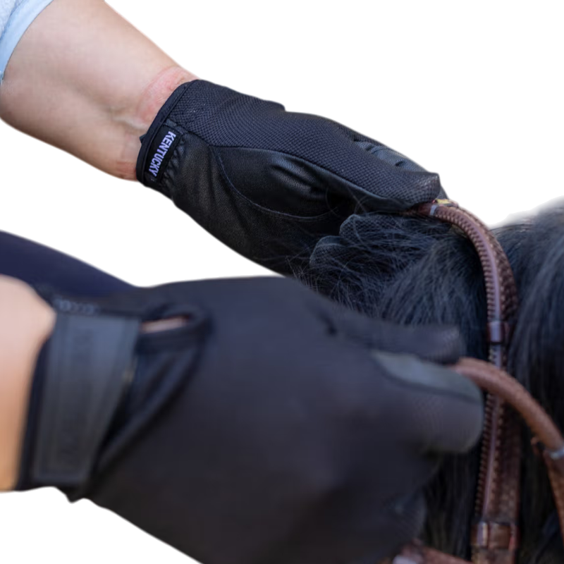 Kentucky Horsewear - Gants d'équitation Grip Summer noir