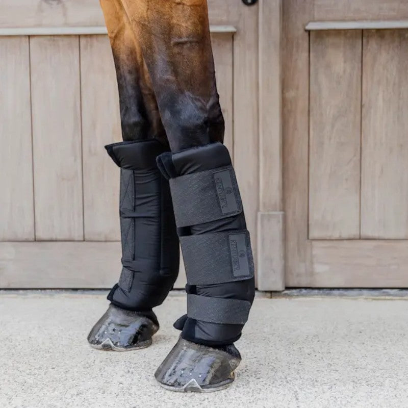 Kentucky Horsewear - Guêtres d'écurie Protect Classic antérieurs noir (x2) | - Ohlala