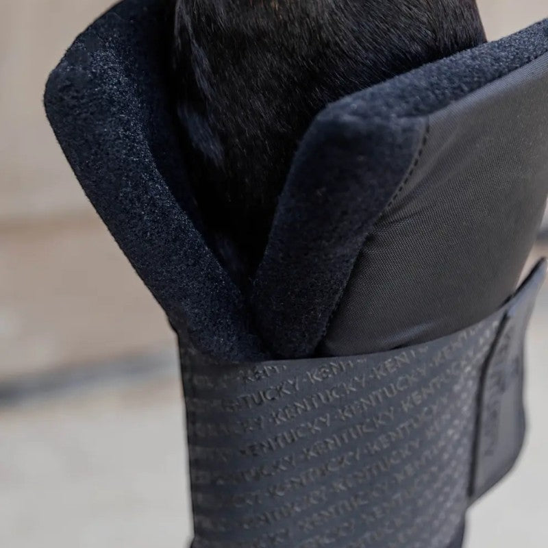 Kentucky Horsewear - Guêtres d'écurie longues Protect antérieurs noir (x2) | - Ohlala