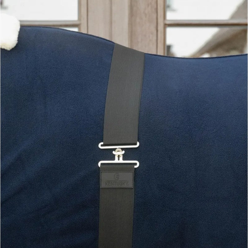 Kentucky Horsewear - Sangle élastique pour couverture noir | - Ohlala
