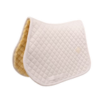 Kentucky Horsewear - Tapis de selle Diamond doublé mouton synthétique blanc