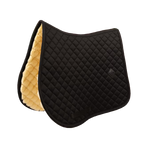 Kentucky Horsewear - Tapis de selle Diamond doublé mouton synthétique noir