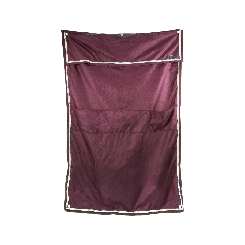 Kentucky Horsewear - Tenture de box avec poches imperméable bordeaux | - Ohlala
