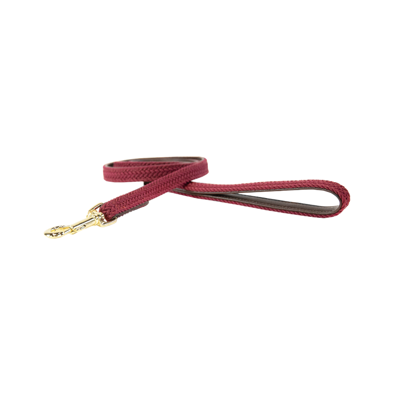Kentucky Dogwear - Laisse pour chien nylon tressé Plaited Nylon 120 cm bordeaux