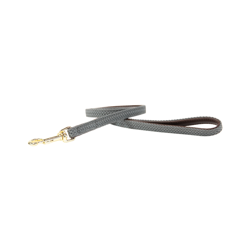 Kentucky Dogwear - Laisse pour chien nylon tressé Plaited Nylon 120 cm gris