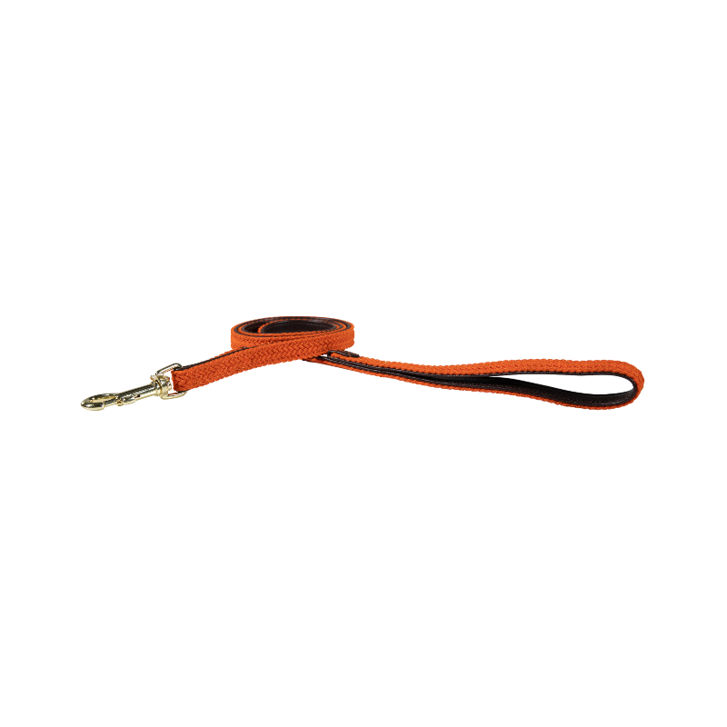 Kentucky Dogwear - Laisse pour chien nylon tressé Plaited Nylon 120 cm orange