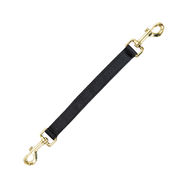 Kentucky Horsewear - Attache en nylon mousqueton noir | - Ohlala