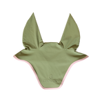 Kentucky Horsewear - Oornetje Wellington Softshell kaki/oud roze | - Ohlala